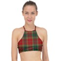 78th  Fraser Highlanders Tartan Racer Front Bikini Top View1