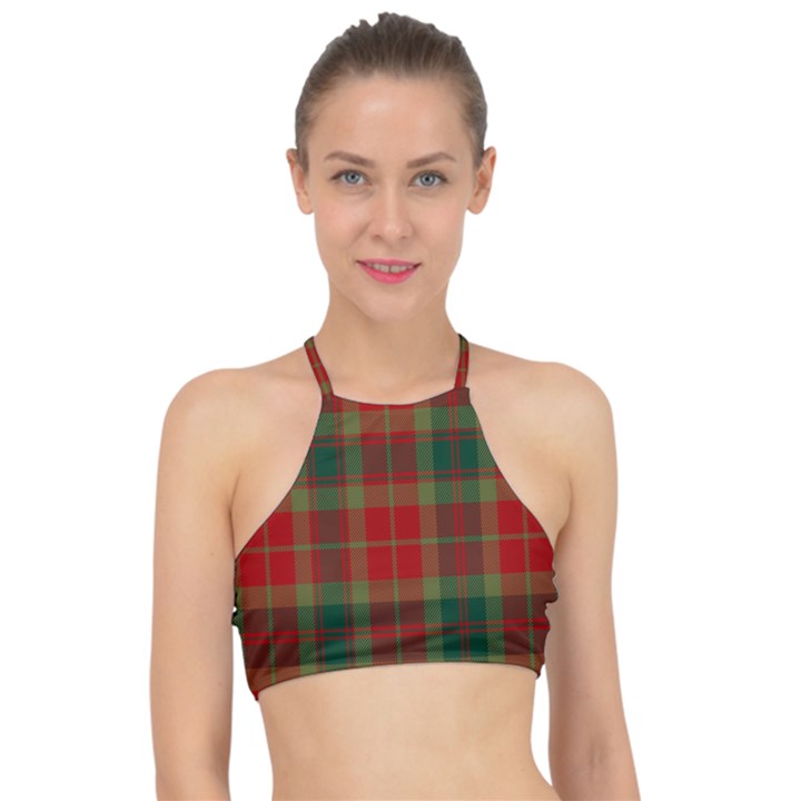 78th  Fraser Highlanders Tartan Racer Front Bikini Top