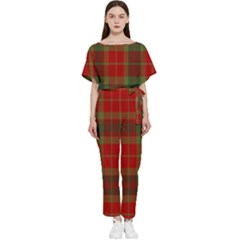 78th  Fraser Highlanders Tartan Batwing Lightweight Chiffon Jumpsuit by tartantotartansreddesign