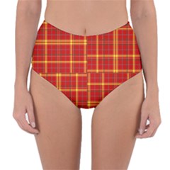 Tartan And Plaid 10 Reversible High-waist Bikini Bottoms by tartantotartansreddesign