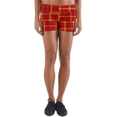 Tartan And Plaid 10 Yoga Shorts