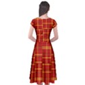 Tartan And Plaid 10 Cap Sleeve Wrap Front Dress View2