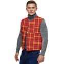 Tartan And Plaid 10 Men s Short Button Up Puffer Vest	 View3