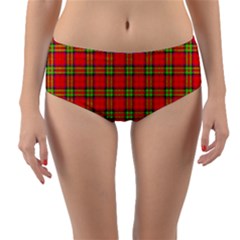 Tartan And Plaid 3 Reversible Mid-waist Bikini Bottoms by tartantotartansreddesign