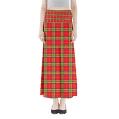 Tartan And Plaid 3 Full Length Maxi Skirt by tartantotartansreddesign