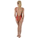 Tartan And Plaid 3 High Leg Strappy Swimsuit View2