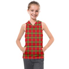 Tartan And Plaid 3 Kids  Sleeveless Hoodie by tartantotartansreddesign