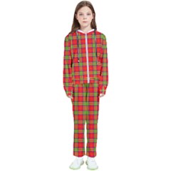 Tartan And Plaid 3 Kids  Tracksuit by tartantotartansreddesign