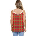 Tartan And Plaid 3 Casual Spaghetti Strap Chiffon Top View4