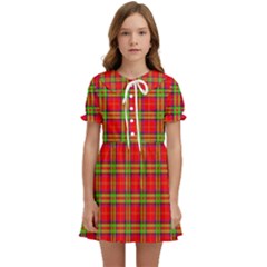 Tartan And Plaid 3 Kids  Sweet Collar Dress by tartantotartansreddesign