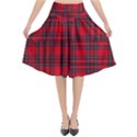 Royal Stewart Tartan Flared Midi Skirt View1