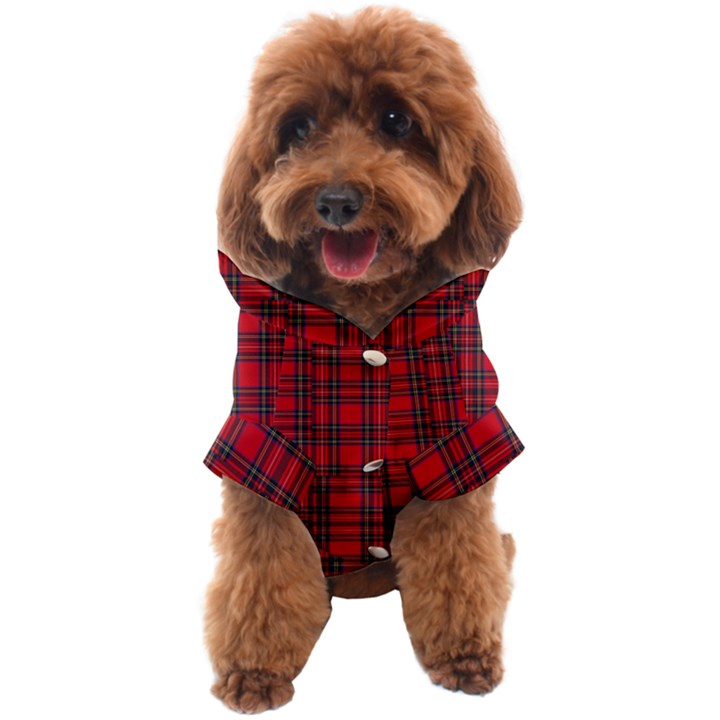 Royal Stewart Tartan Dog Coat