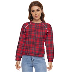 Royal Stewart Tartan Women s Long Sleeve Raglan Tee