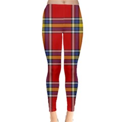 Tartan Pattern 40 Leggings  by tartantotartansreddesign