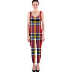 Tartan Pattern 40 One Piece Catsuit by tartantotartansreddesign