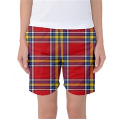 Tartan Pattern 40 Women s Basketball Shorts by tartantotartansreddesign