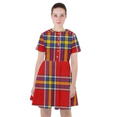 Tartan Pattern 40 Sailor Dress by tartantotartansreddesign