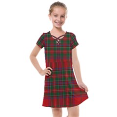 Stewart Of Rothesay Kids  Cross Web Dress by tartantotartansallreddesigns