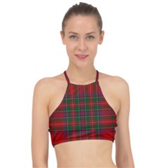 Stewart Of Rothesay Racer Front Bikini Top by tartantotartansallreddesigns