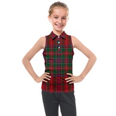 Stewart Of Rothesay Kids  Sleeveless Polo Tee