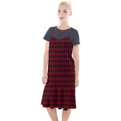 Tartan Red Camis Fishtail Dress