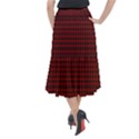 Tartan Red Midi Mermaid Skirt View2