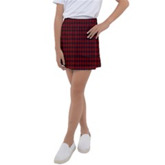 Tartan Red Kids  Tennis Skirt by tartantotartansallreddesigns