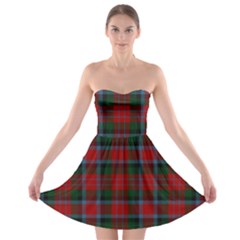 Macduff Tartan Strapless Bra Top Dress by tartantotartansallreddesigns