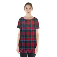 Macduff Tartan Skirt Hem Sports Top by tartantotartansallreddesigns