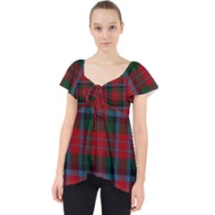 Macduff Tartan Lace Front Dolly Top by tartantotartansallreddesigns