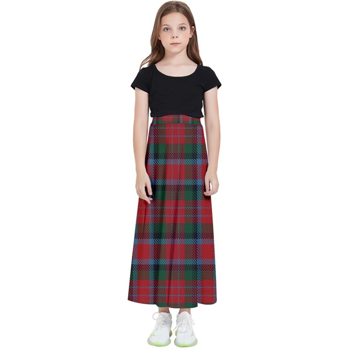 Macduff Tartan Kids  Flared Maxi Skirt