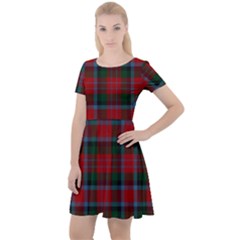 Macduff Tartan Cap Sleeve Velour Dress  by tartantotartansallreddesigns