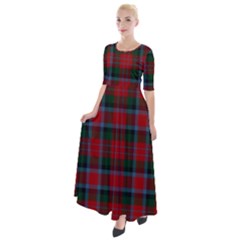 Macduff Tartan Half Sleeves Maxi Dress by tartantotartansallreddesigns