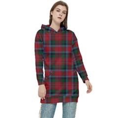 Macduff Tartan Women s Long Oversized Pullover Hoodie