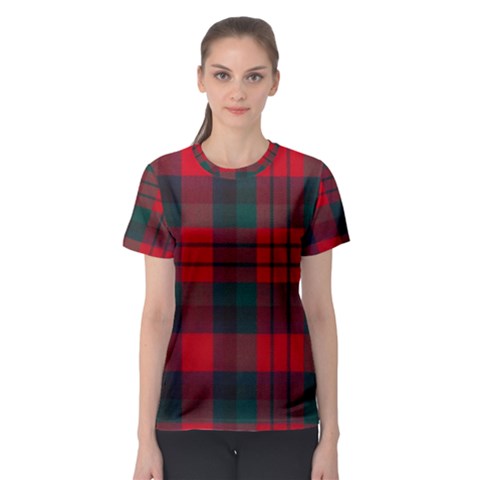 Macduff Modern Tartan Women s Sport Mesh Tee by tartantotartansallreddesigns