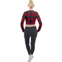 Macduff Modern Tartan Long Sleeve Cropped Velvet Jacket View2