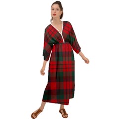 Macduff Modern Tartan Grecian Style  Maxi Dress by tartantotartansallreddesigns