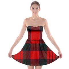 Macduff Modern Tartan 2 Strapless Bra Top Dress by tartantotartansallreddesigns