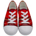 Stewart Royal Modern Heavy Weight Tartan Kids  Low Top Canvas Sneakers View1