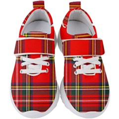 Stewart Royal Modern Heavy Weight Tartan Kids  Velcro Strap Shoes by tartantotartansred2