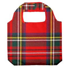 Stewart Royal Modern Heavy Weight Tartan Premium Foldable Grocery Recycle Bag by tartantotartansred2