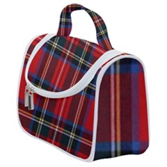 Stewart Royal Modern Tartan Satchel Handbag by tartantotartansred2