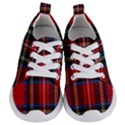 Stewart Royal Modern Tartan Kids  Lightweight Sports Shoes View1