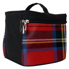 Stewart Royal Modern Tartan Make Up Travel Bag (small) by tartantotartansred2