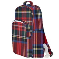 Stewart Royal Modern Tartan Double Compartment Backpack by tartantotartansred2