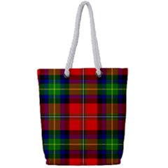 Boyd Tartan Full Print Rope Handle Tote (small) by tartantotartansred2