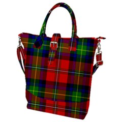 Boyd Tartan Buckle Top Tote Bag by tartantotartansred2