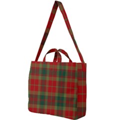 78th  Fraser Highlanders Tartan Square Shoulder Tote Bag by tartantotartansred2