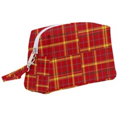 Tartan And Plaid 10 Wristlet Pouch Bag (large) by tartantotartansreddesign2