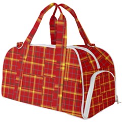 Tartan And Plaid 10 Burner Gym Duffel Bag by tartantotartansreddesign2